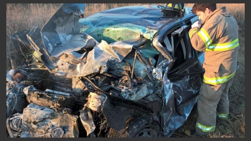 Caranchorros. El accidente fatal fue el jueves y los delincuentes se aprovecharon de la situación.