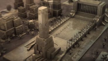 El Monumento a la Bandera, lugar emblemático de la ciudad.