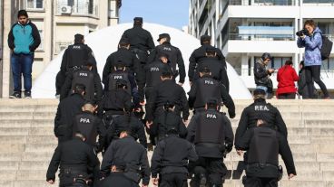 Policía Federal también participó del operativo.