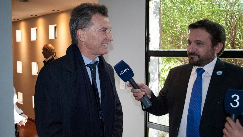 Alberto Lotuf entrevistó al presidente Macri