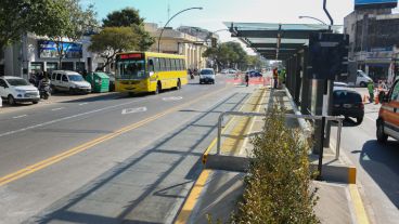 El Movibus Norte pronto a inaugurarse y el cambio es radical en la avenida Alberdi. (Rosario3.com)