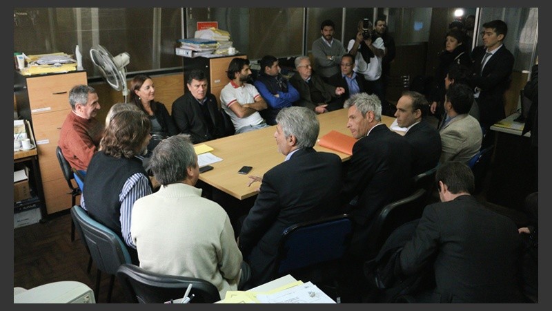 La audiencia entre las partes este viernes al mediodía.