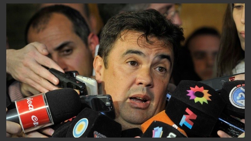El fiscal Marijuán habló en rueda de prensa. 