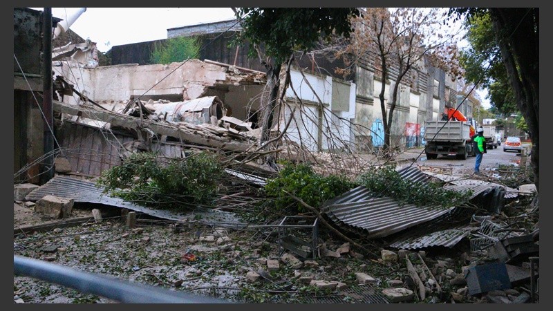 Así quedó el laboratorio.
