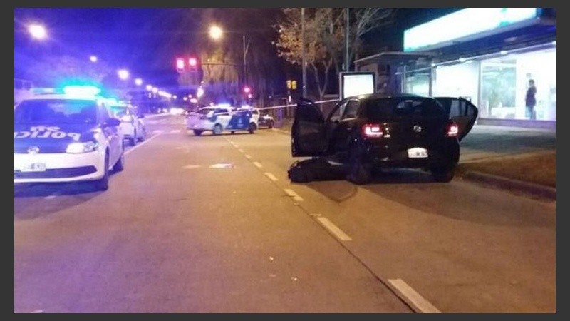 La escena del crimen. 