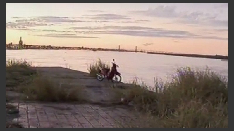 El lugar donde este martes ocurrió el hecho.