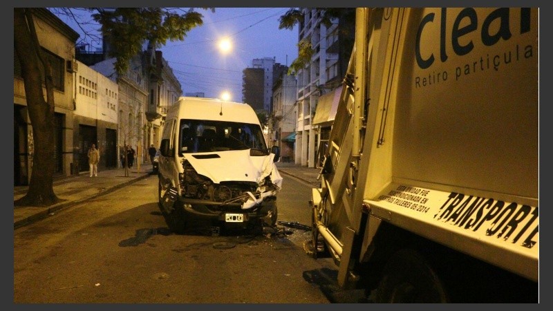 Presidente Roca y Pellegrini, la zona del accidente. 