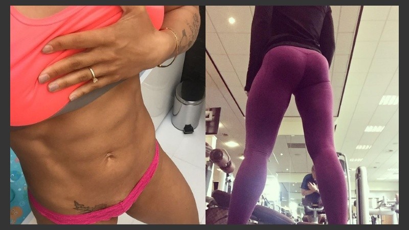 Kris muestra por Instagram los efectos del fitness. 