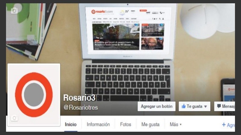 Paso a paso cómo seguir leyendo Rosario3.com en Facebook.