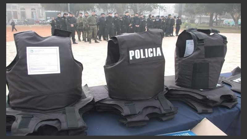 Los nuevos chalecos antibalas. 