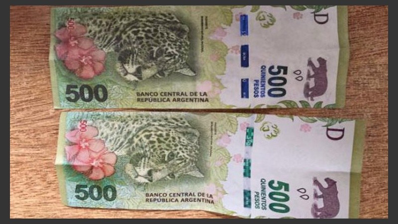 Los truchos de 500 pesos. 