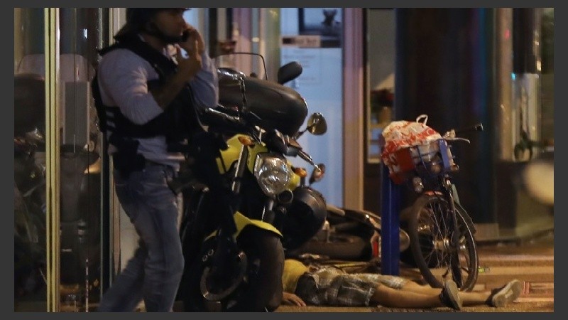 Escenas de pánico en la zona del hecho.