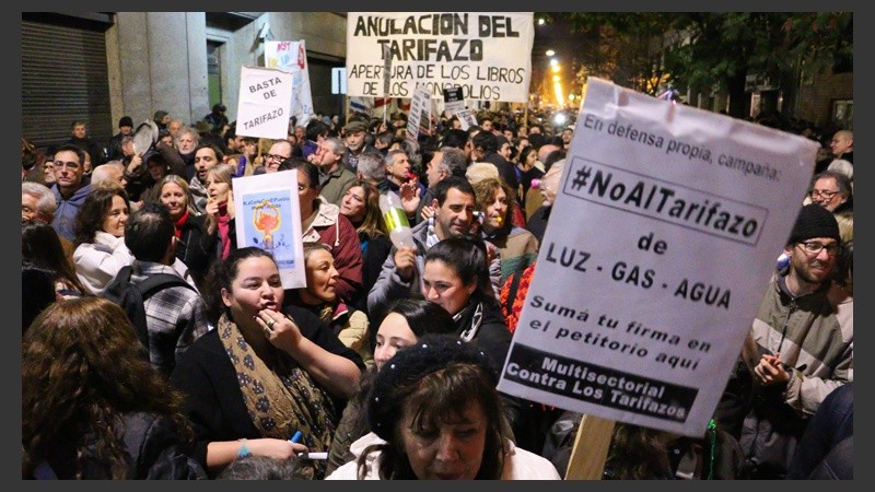 Mucha gente participó de la movida este jueves en Rosario.