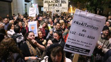 Mucha gente participó de la movida este jueves en Rosario.