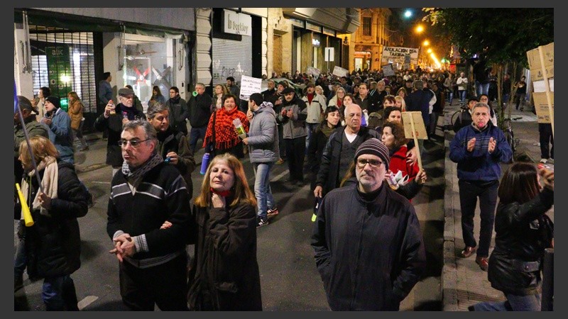 Mucha gente marcó hacia Mitre y San Lorenzo.