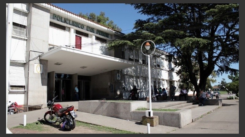 La víctima fue internada en el Hospital Eva Perón.