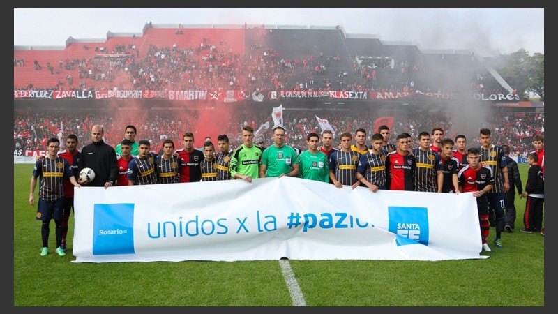 Un mensaje anti violencia.