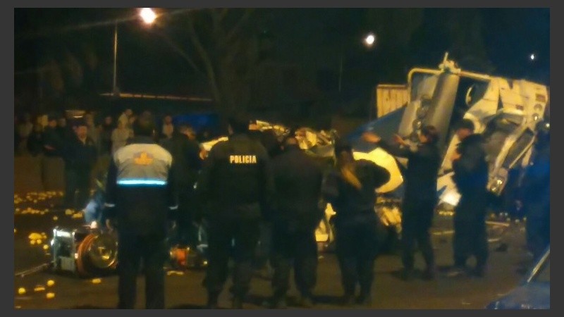 Escenario dantesco en la mano norte-sur de Circunvalación.