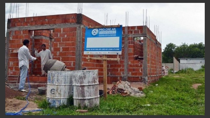 Por los cambios en el plan muchos se quedaron sin terminar la vivienda.