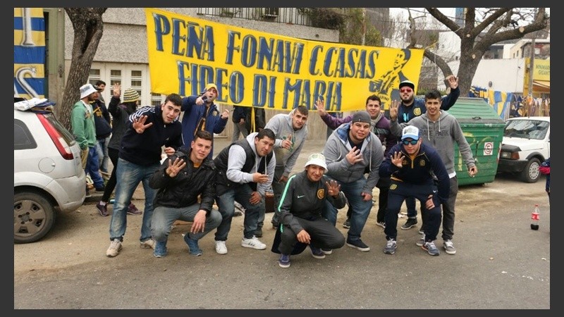 Las peñas también fueron a Arroyito.