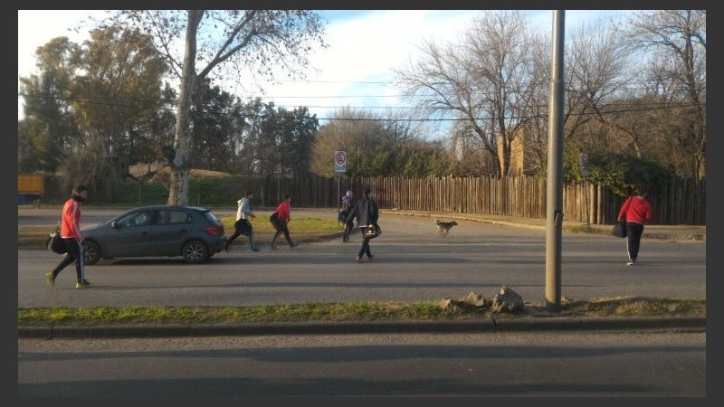Se bajó con los chicos de Newell´s.