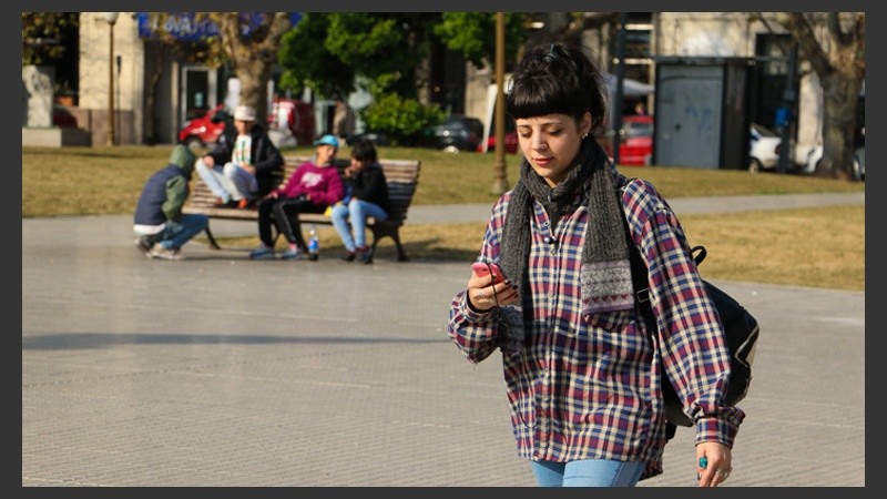 Fiebre por los pokemones en plaza San Martín.