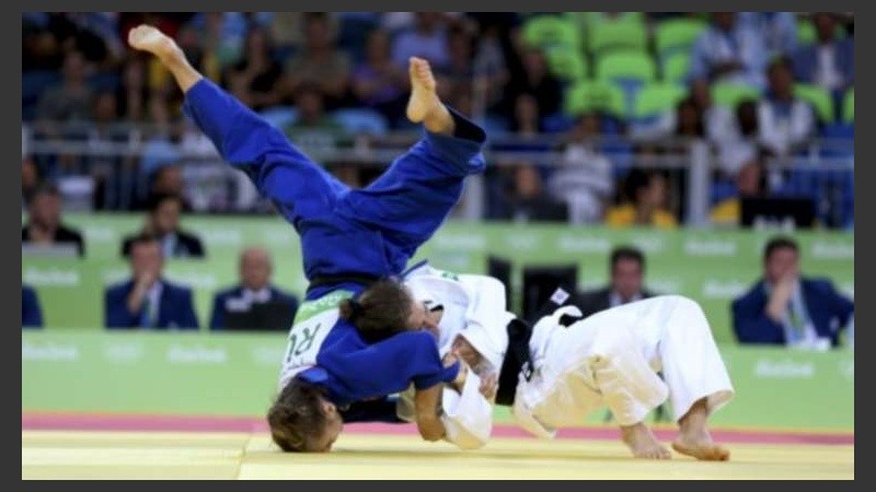 La Peque Pareto en acción en Río 2016.