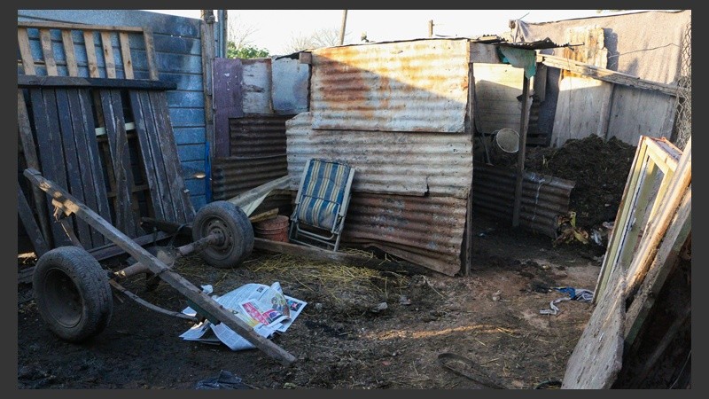 El interior de la vivienda.