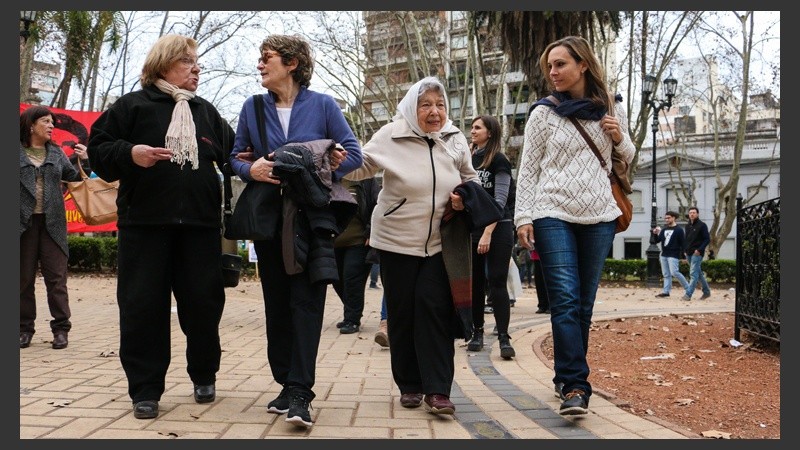 Chiche Massa presente en la tradicional ceremonia de los jueves a la tarde.