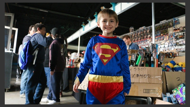 Un superhéroe presente en la Convención. (Alan Monzón/Rosario3.com)