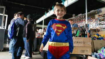 Un superhéroe presente en la Convención. (Alan Monzón/Rosario3.com)
