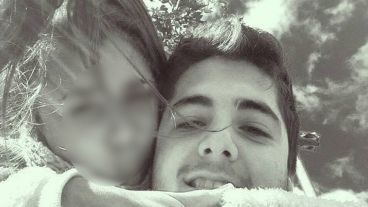 La foto que la novia de Fabricio subió a su perfil de Facebook.