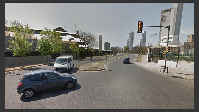 Francia y Brown, lugar donde fue encontrado el joven.