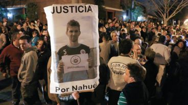 La convocatoria fue en Amenábar y Dorrego,  lugar donde mataron a Nahuel. (Alan Monzón/Rosario3.com)
