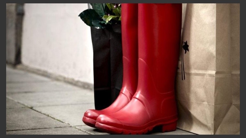 Botas para la lluvia, por las dudas. 