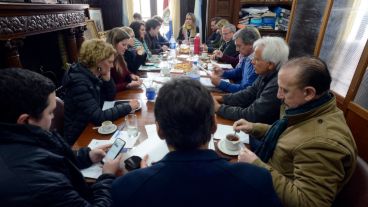 Los ediles se reunieron en Labor Parlamentaria.