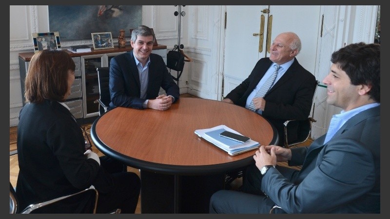 Peña y Lifschitz se reunieron el lunes en Buenos Aires.