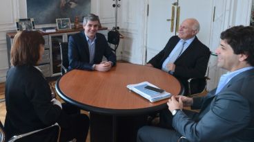 Peña y Lifschitz se reunieron el lunes en Buenos Aires.