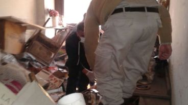 Personal de la GUM encaró tareas de recolección durante horas.