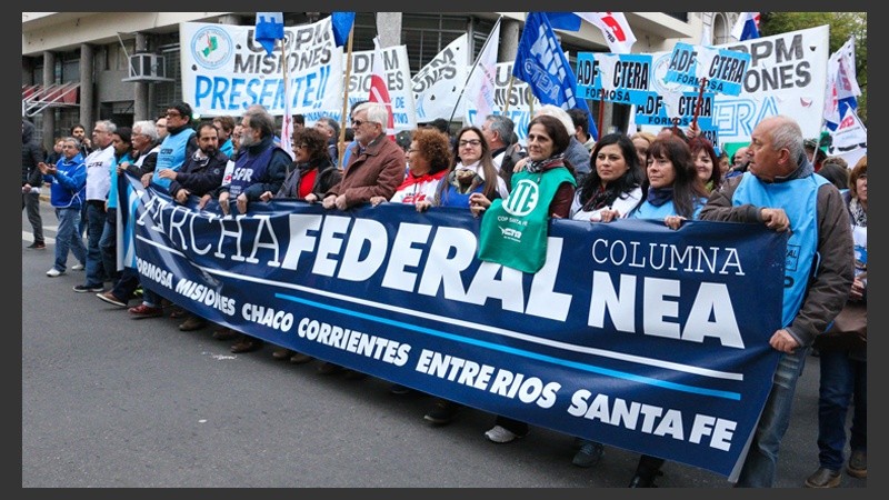 La Marcha Federal recorrió varios puntos del país y culminará este viernes en Buenos Aires.