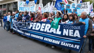 La Marcha Federal recorrió varios puntos del país y culminará este viernes en Buenos Aires.