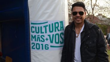 El Intendente de Funes, Diego León Barreto presente en Cultura Más Vos.