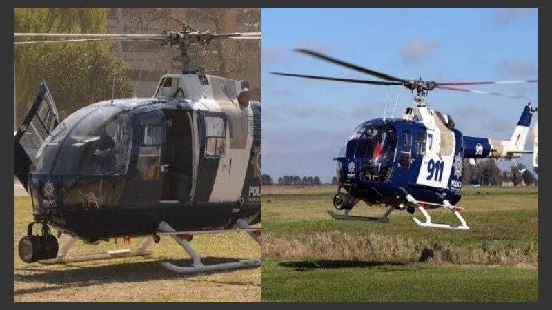 Helicópteros de la Provincia de Santa Fe. 