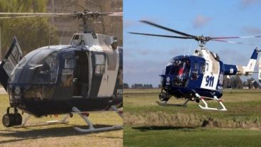 Helicópteros de la Provincia de Santa Fe.