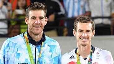 Delpo y Murray, en la final de los Juegos Olímpicos de Río.