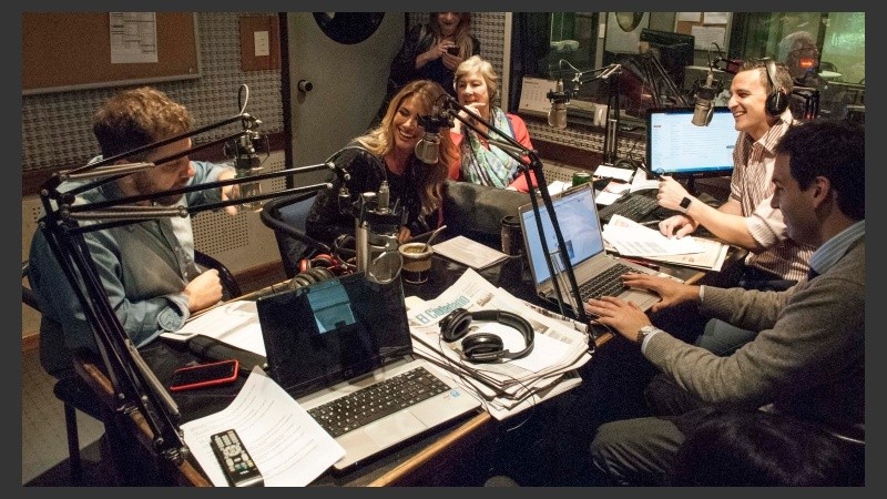 Rampolla en el estudio de Radio 2. 