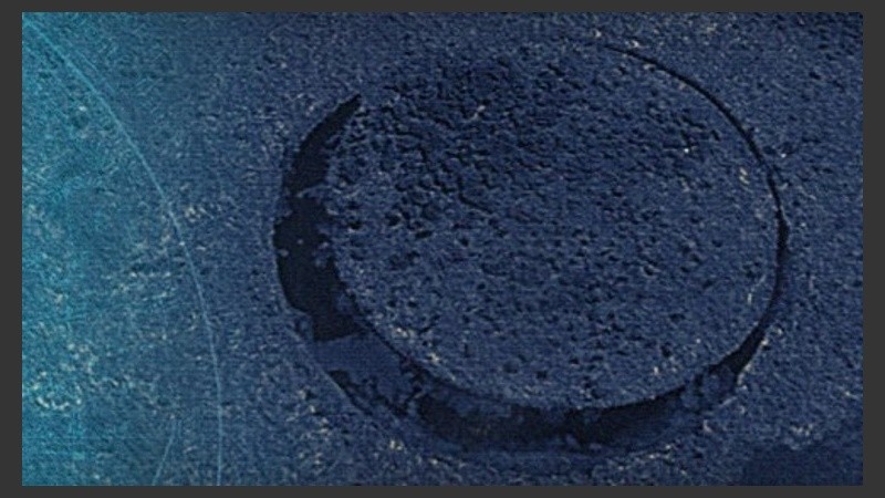 El ojo de tierra flotante y movediza en el Delta del Paraná.