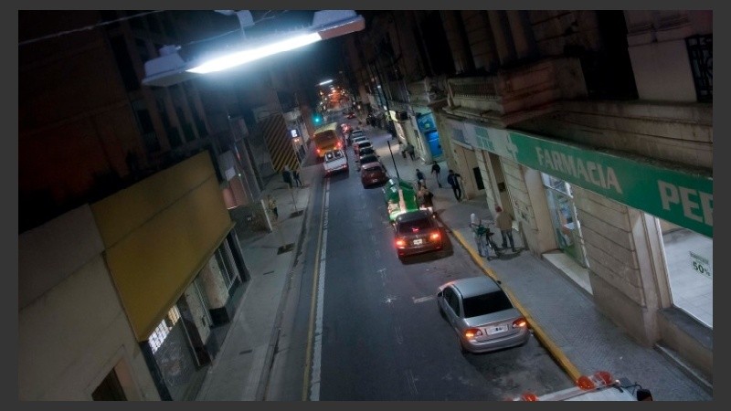 Entre Ríos entre Santa Fe y Córdoba, más iluminada.