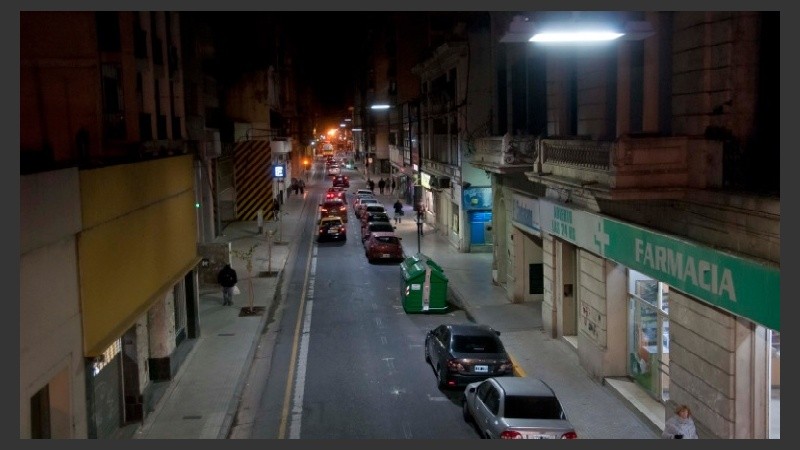 Entre Ríos entre Santa Fe y Córdoba, más iluminada.