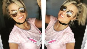 Ailén Bechara compartió una imagen de “piel en sábana” en su cuenta de Instagram.